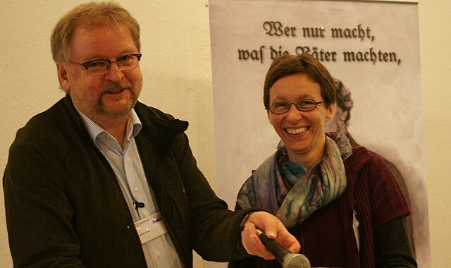 Joachim Gnep und Claudia Sokolis 