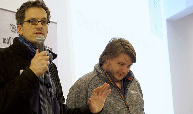  André Peter und Christopher Rinke